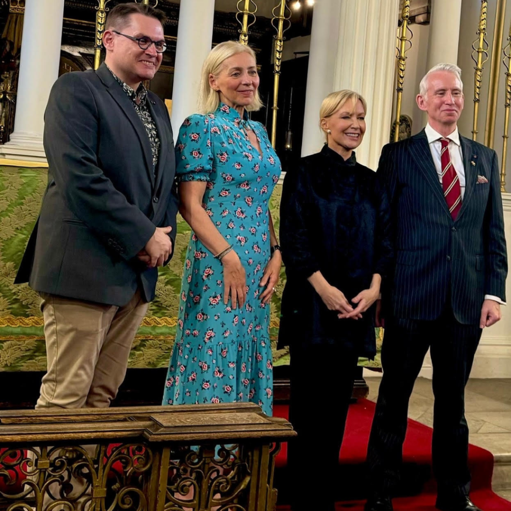 L-R: Paul Mealor - Composer, Professor Henrietta Bowden-Jones, Suzi Digby - ORA Conductor, Grahame Davis - Librettist